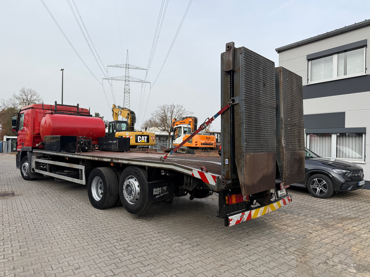 Mercedes-Benz 2541 Actros Baumaschinentransporter Klima Retarder - Portavehículos camión: foto 5 Mercedes-Benz 2541 Actros Baumaschinentransporter Klima Retarder - Portavehículos camión: foto 5