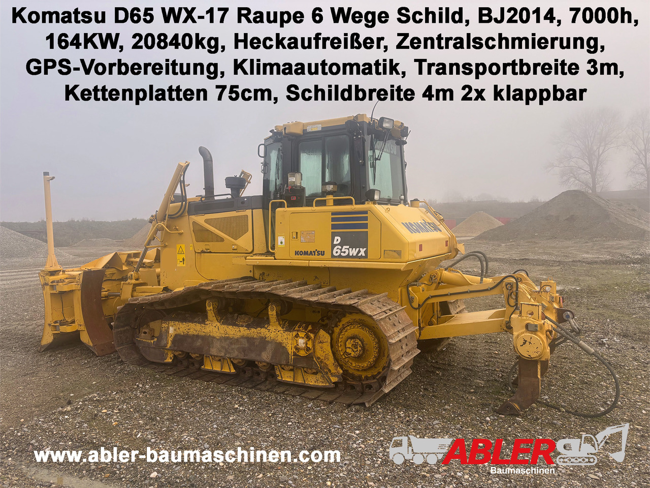 Komatsu D65 WX-17 Planierraupe 6 Wege mit Heckaufreißer - Otros: foto 1 Komatsu D65 WX-17 Planierraupe 6 Wege mit Heckaufreißer - Otros: foto 1