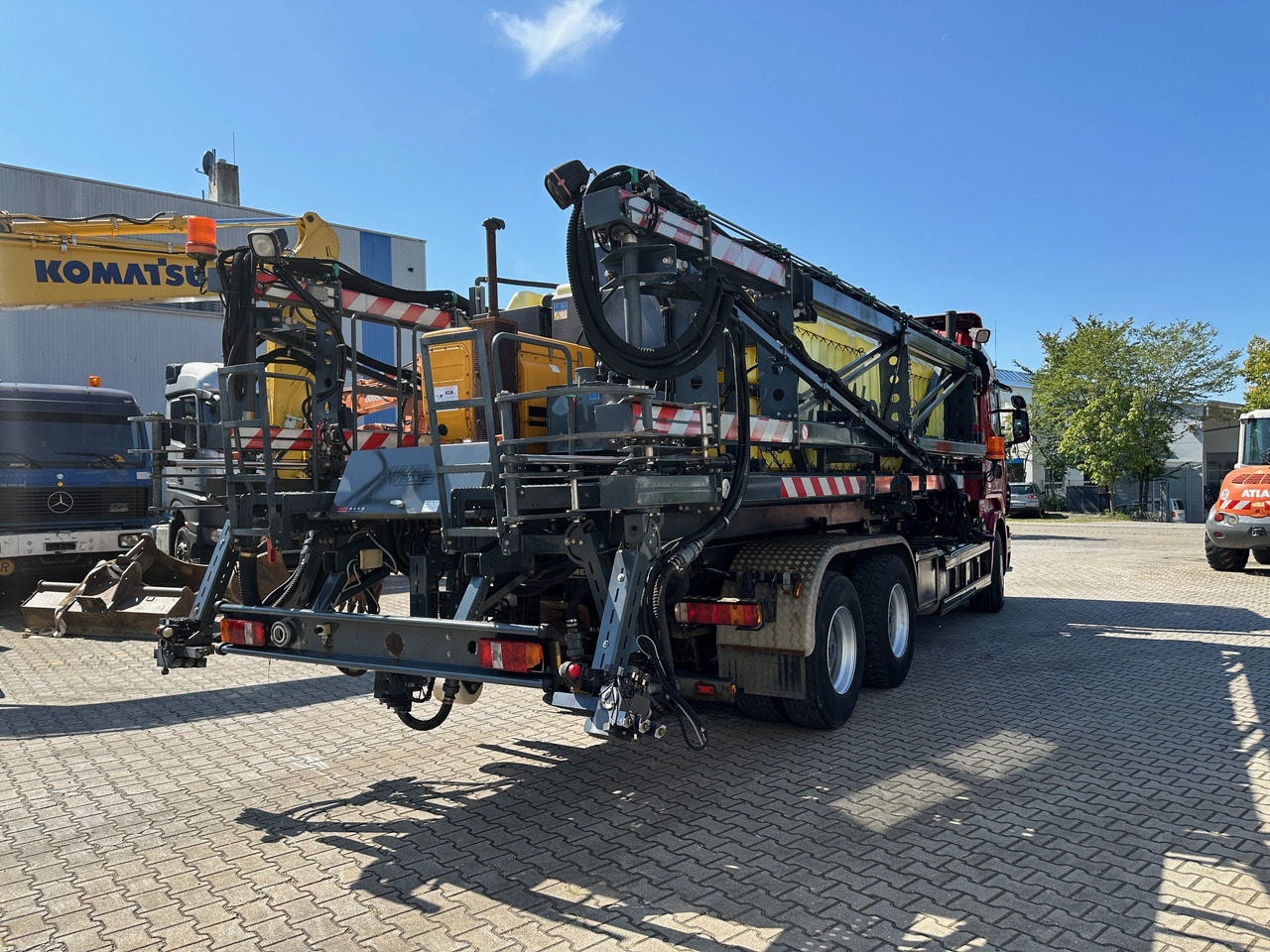 Scania R580 Abrollkipper V8 Mit Küpper Weisser Enteisungsgerät 45m - Multibasculante camión: foto 4 Scania R580 Abrollkipper V8 Mit Küpper Weisser Enteisungsgerät 45m - Multibasculante camión: foto 4