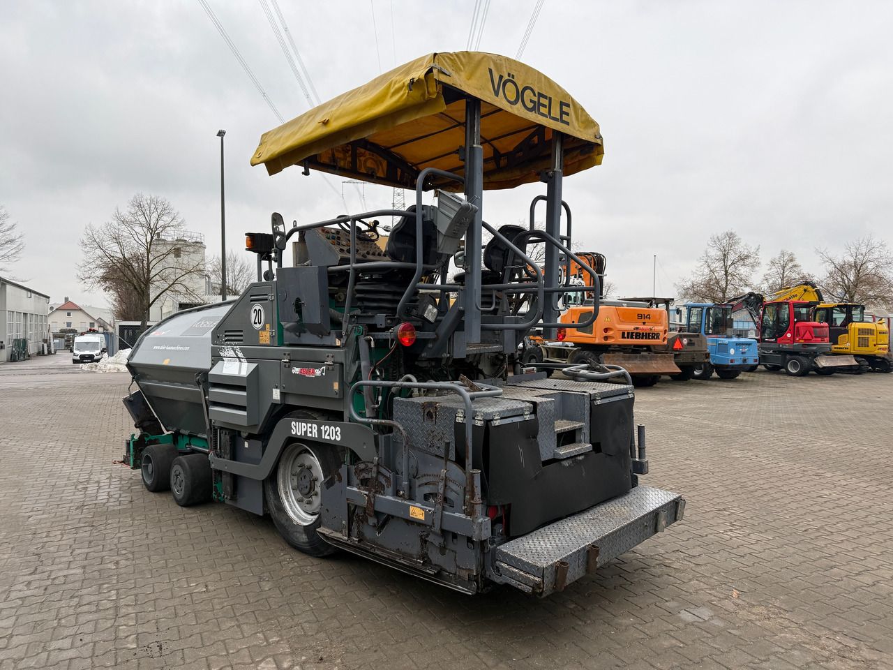 Vögele Super 1203 Radfertiger - Pavimentadora de asfalto: foto 5 Vögele Super 1203 Radfertiger - Pavimentadora de asfalto: foto 5