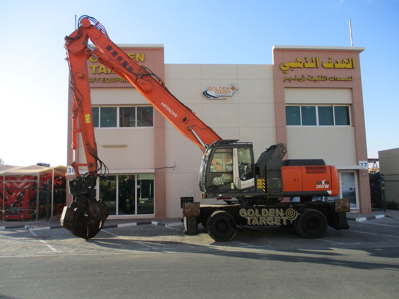 Excavadora de ruedas HITACHI ZX360-3 Hydraulic Wheel Excavator: foto 6