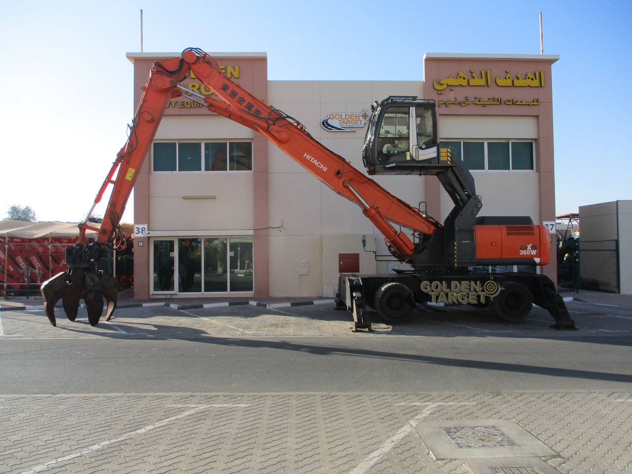 Excavadora de ruedas HITACHI ZX360-3 Hydraulic Wheel Excavator: foto 8