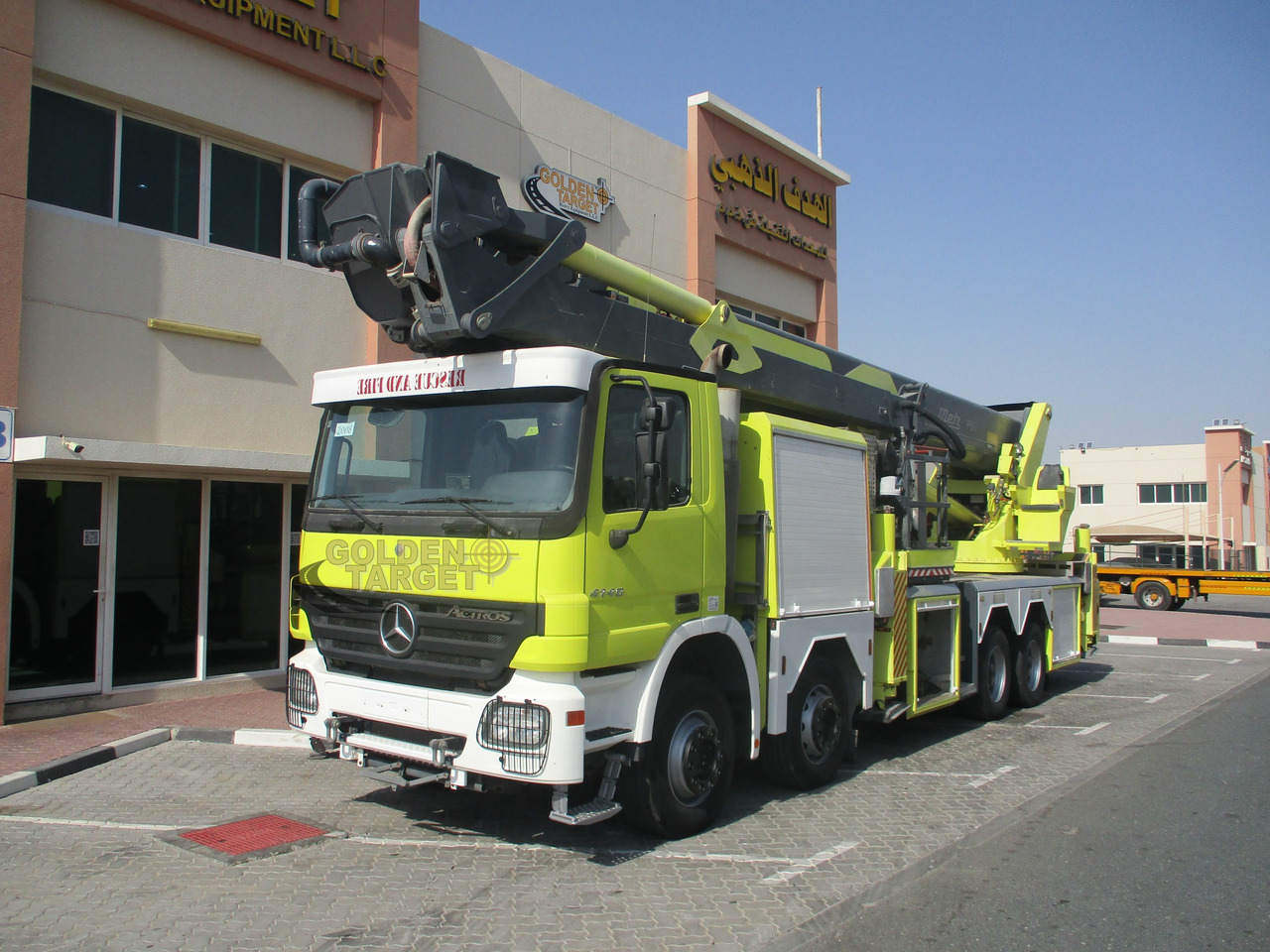 Mercedes ACTROS 4140 8x4 METZ P56 Fire Truck - Camión de bomberos: foto 4 Mercedes ACTROS 4140 8x4 METZ P56 Fire Truck - Camión de bomberos: foto 4