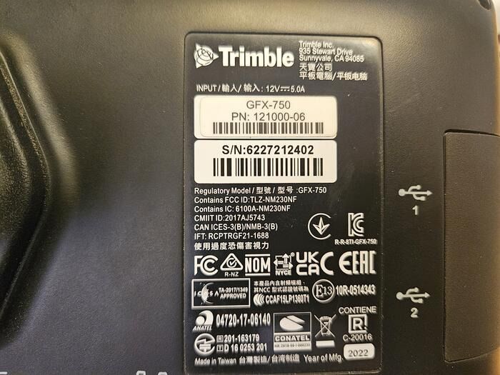 Trimble GFX 750 + NAV 900 - Implemento para Tractor: foto 5 Trimble GFX 750 + NAV 900 - Implemento para Tractor: foto 5