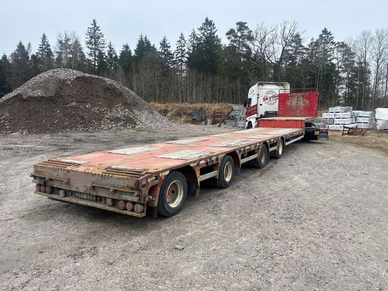 Maskintrailer DOLL S4L-0 -2013 - Semirremolque plataforma/ Caja abierta: foto 1 Maskintrailer DOLL S4L-0 -2013 - Semirremolque plataforma/ Caja abierta: foto 1