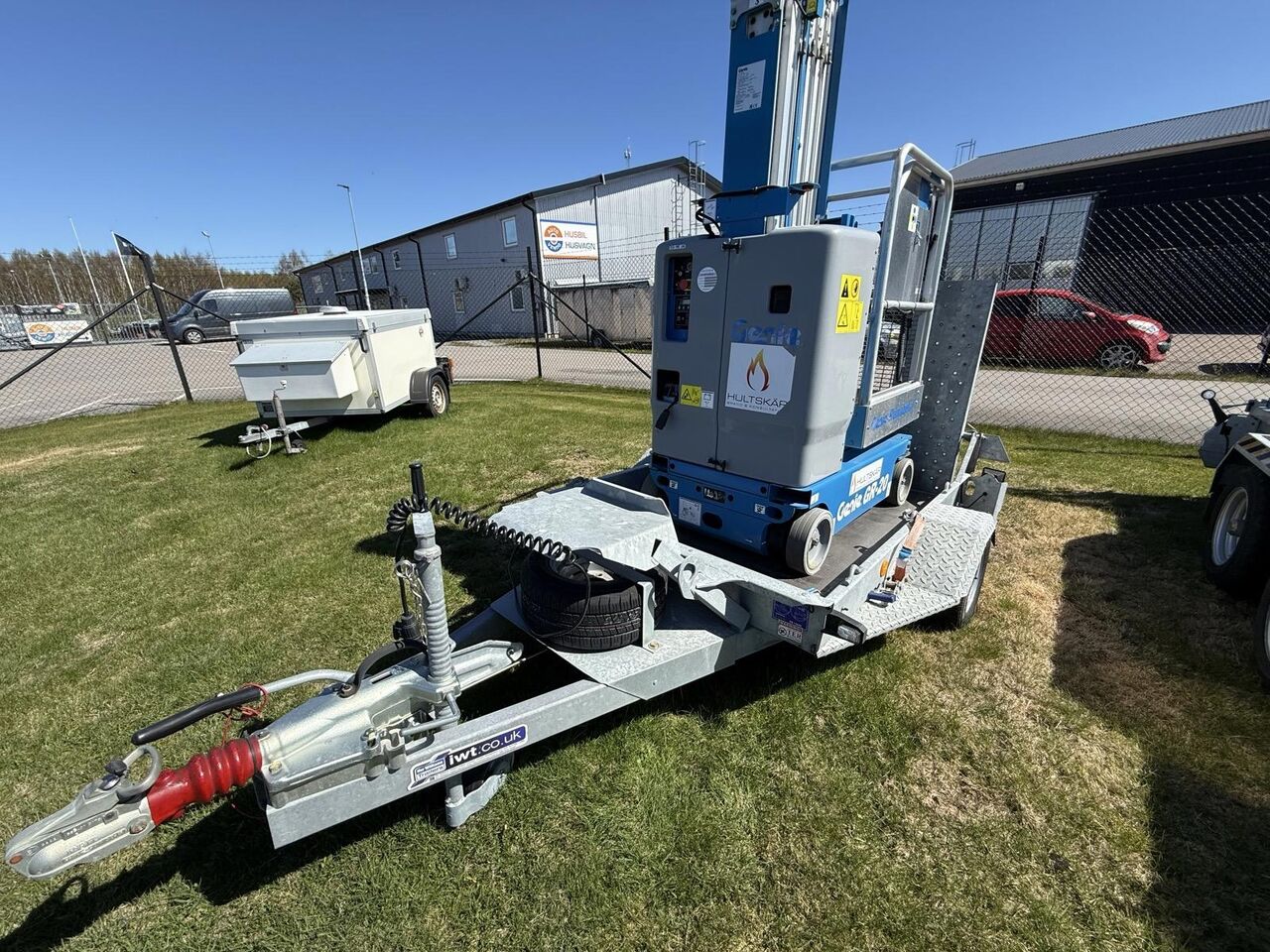 Pelarlift Genie GR20 med släp 2022 - Plataforma de mástil vertical: foto 1 Pelarlift Genie GR20 med släp 2022 - Plataforma de mástil vertical: foto 1