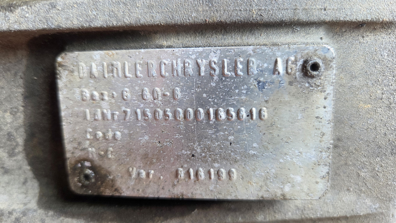 MERCEDES-BENZ ATEGO G60-6 AUTOMATIC 715050 - Caja de cambios: foto 5 MERCEDES-BENZ ATEGO G60-6 AUTOMATIC 715050 - Caja de cambios: foto 5