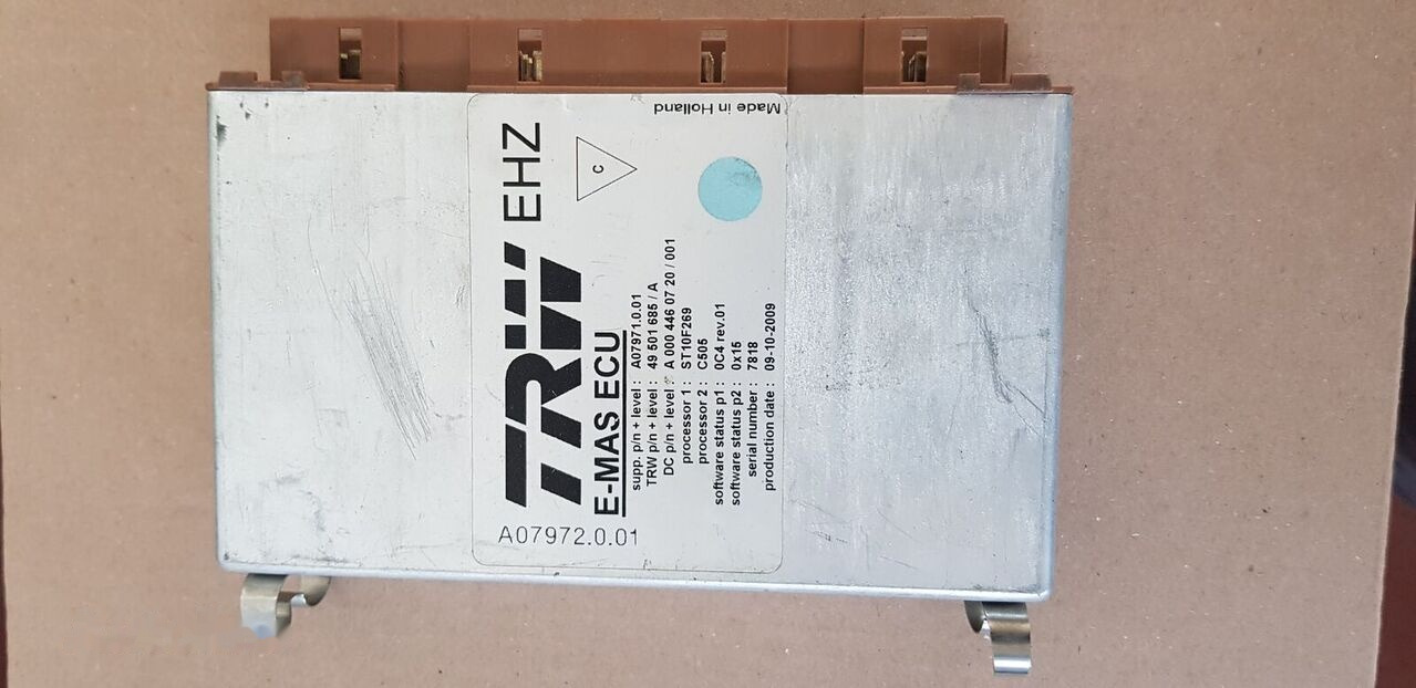 TRW E-EMAS ECU MERCEDES ACTROS MP3 Mercedes-Benz ACTROS MP2 - Unidad de control para Camión: foto 1 TRW E-EMAS ECU MERCEDES ACTROS MP3 Mercedes-Benz ACTROS MP2 - Unidad de control para Camión: foto 1