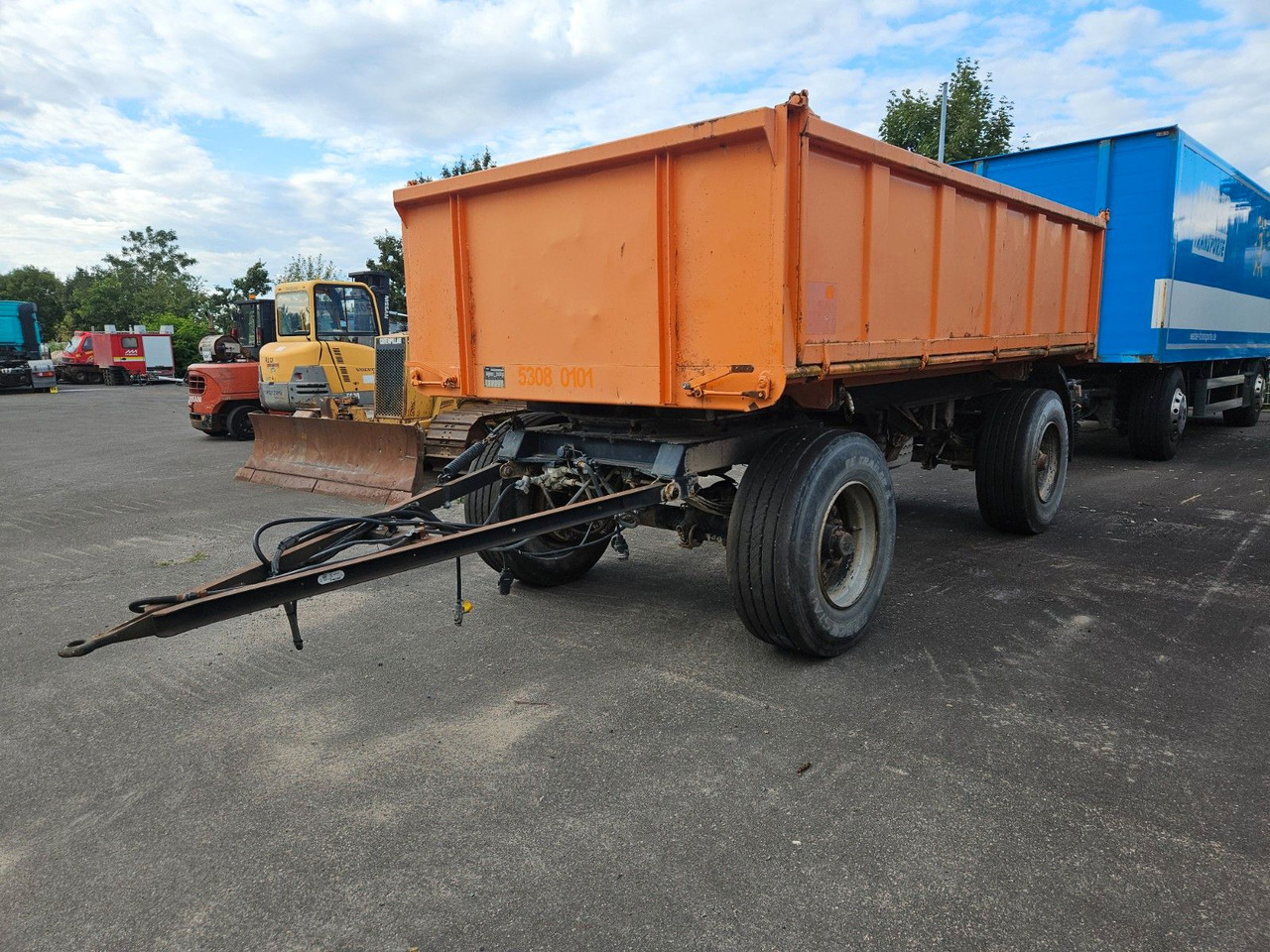 Tebbe ZK 180 Dreiseitenkipper - Volquete remolque: foto 4 Tebbe ZK 180 Dreiseitenkipper - Volquete remolque: foto 4