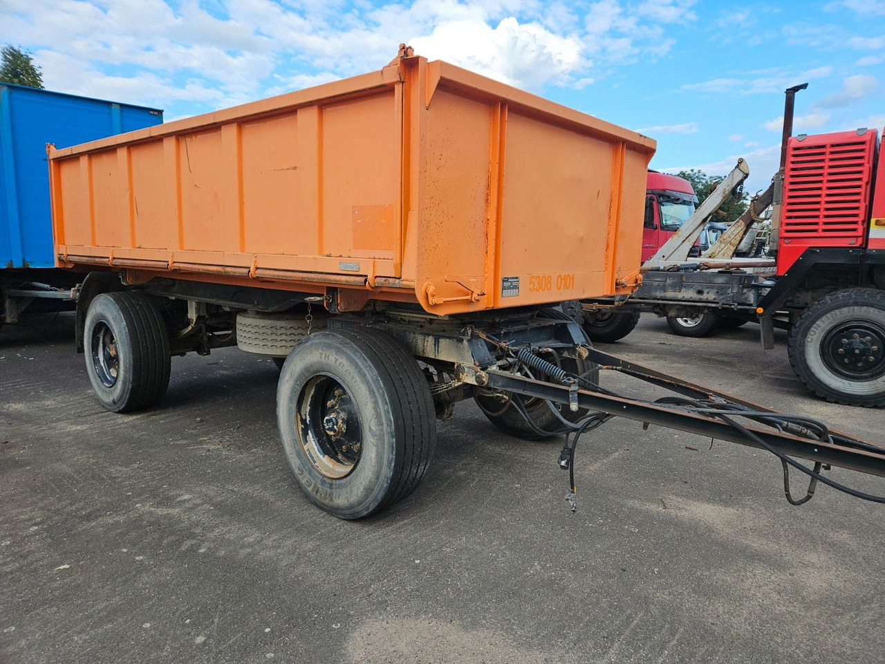 Tebbe ZK 180 Dreiseitenkipper - Volquete remolque: foto 2 Tebbe ZK 180 Dreiseitenkipper - Volquete remolque: foto 2