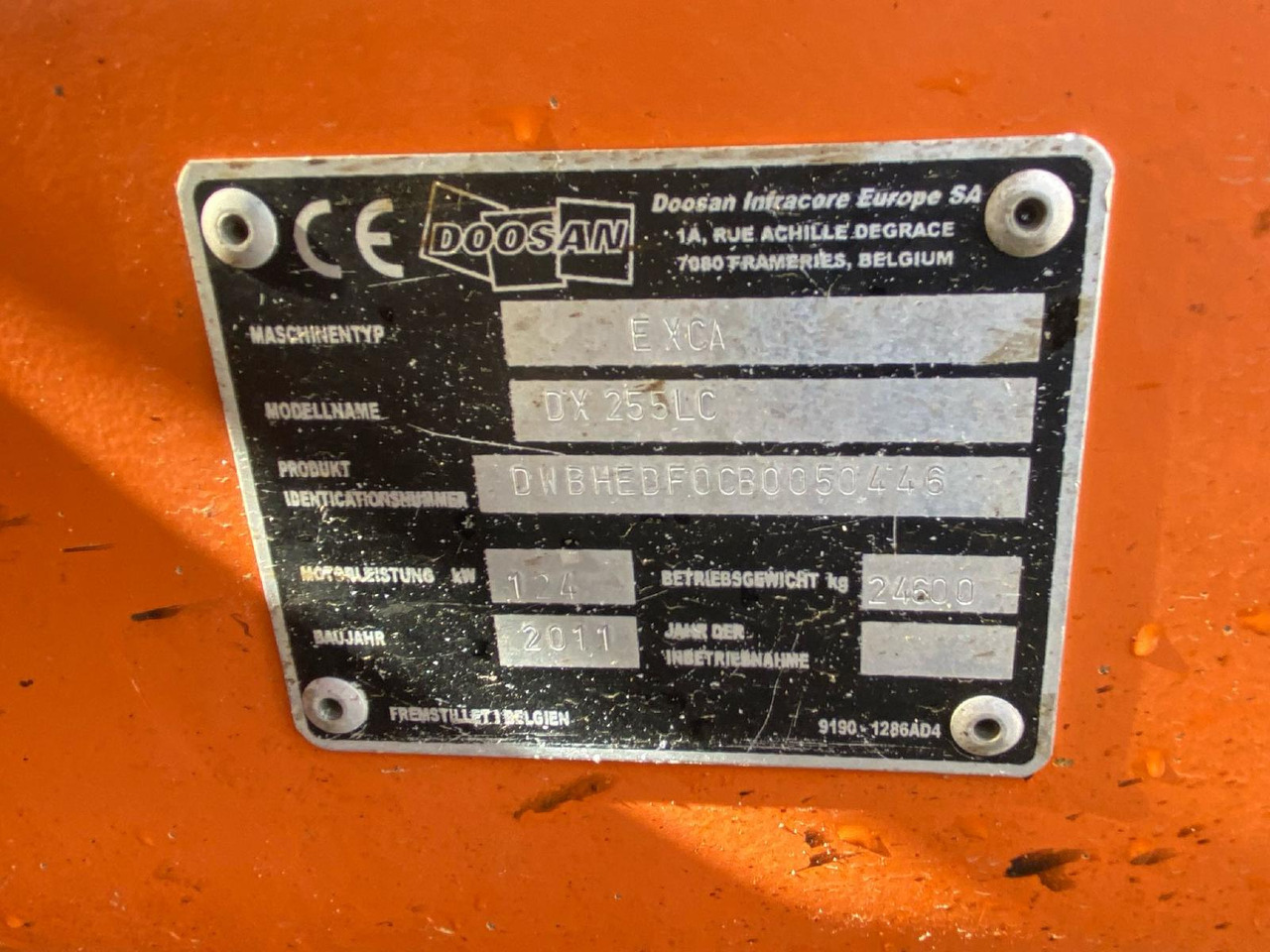Excavadora de cadenas Doosan DX 255 LC: foto 19