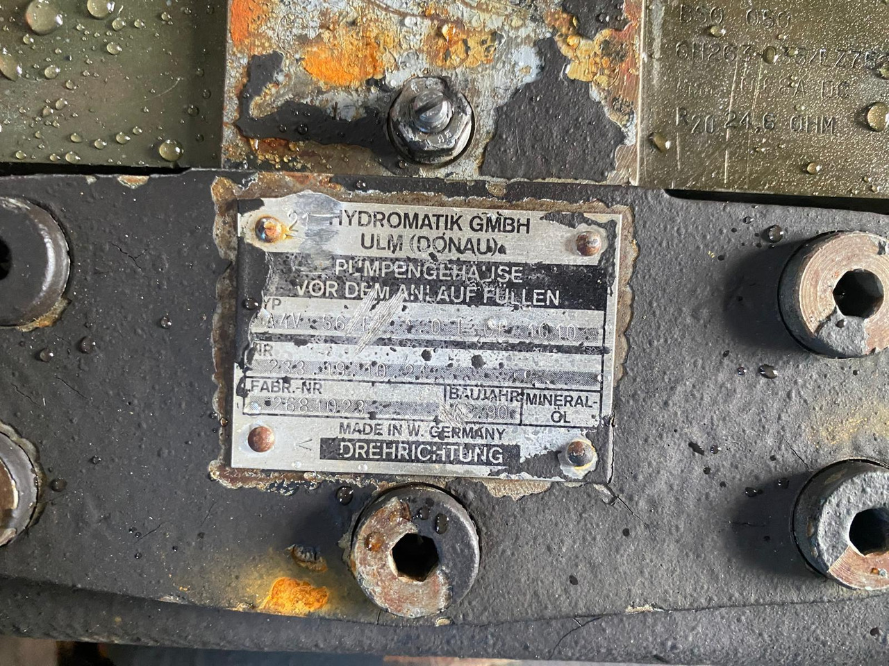 Hydromatik A4V56, A4V125 aus Kässbohrer PB 240D - Hidráulica para Vehículo municipal: foto 4 Hydromatik A4V56, A4V125 aus Kässbohrer PB 240D - Hidráulica para Vehículo municipal: foto 4