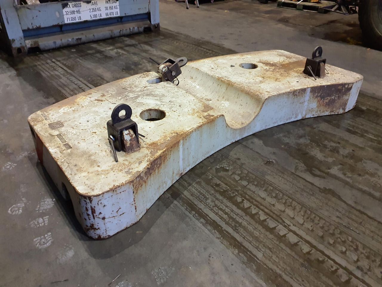Krupp KMK 4080-5110-5120 counterweight 5,8 ton 2221831 - Contrapeso para Autogrúa: foto 3 Krupp KMK 4080-5110-5120 counterweight 5,8 ton 2221831 - Contrapeso para Autogrúa: foto 3