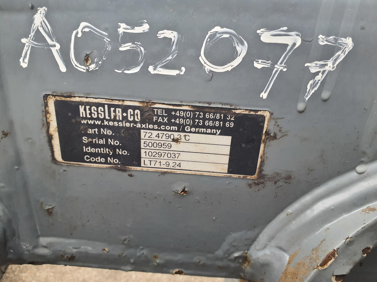 Liebherr LTM 1130-5.1 axle 4 - Eje y piezas para Autogrúa: foto 5 Liebherr LTM 1130-5.1 axle 4 - Eje y piezas para Autogrúa: foto 5