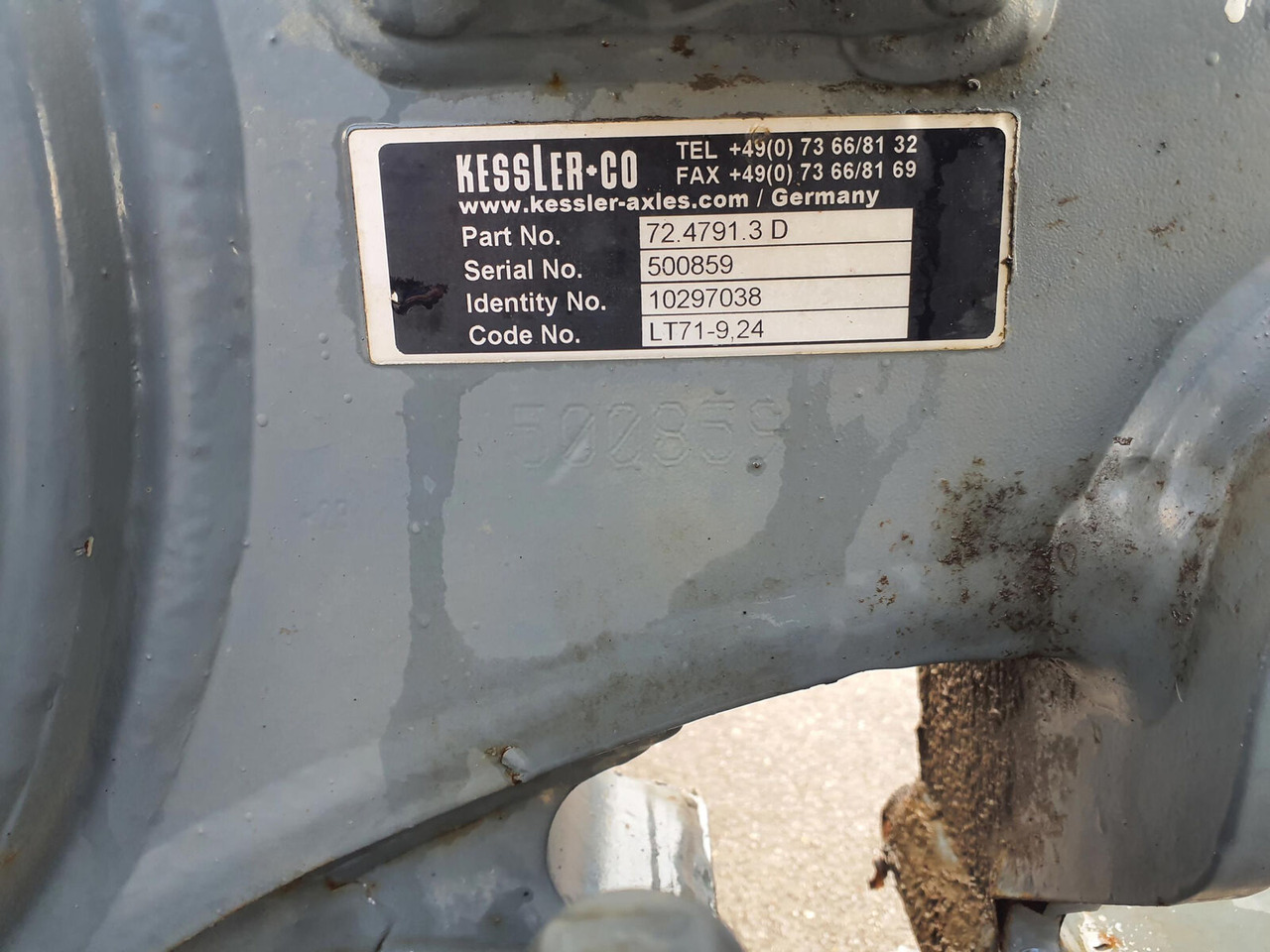 Liebherr LTM 1130-5.1 axle 5 - Eje y piezas para Autogrúa: foto 5 Liebherr LTM 1130-5.1 axle 5 - Eje y piezas para Autogrúa: foto 5