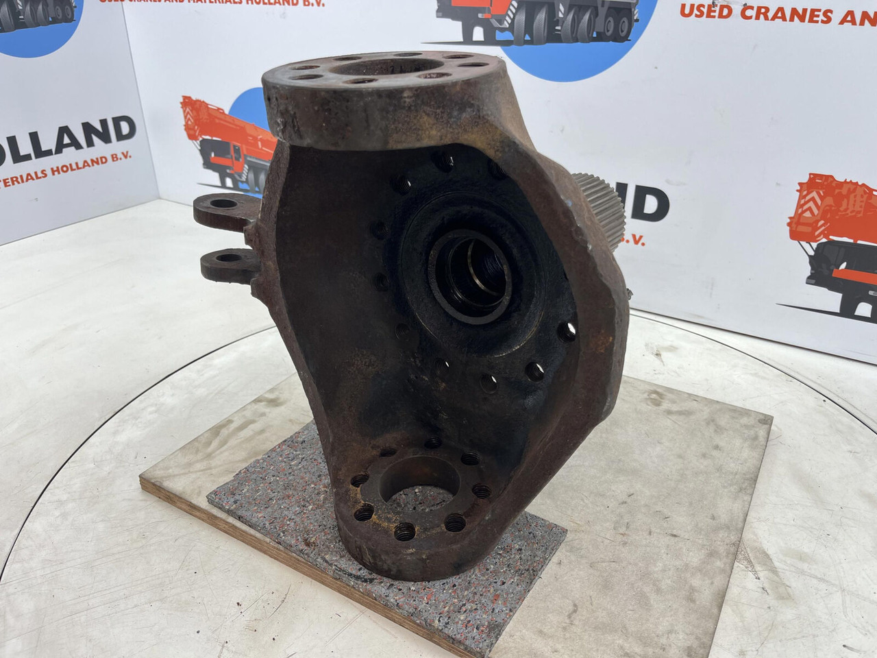 Mangueta para Autogrúa Liebherr LTM 1160 Steering knuckle 12 holes axle 1 right: foto 6