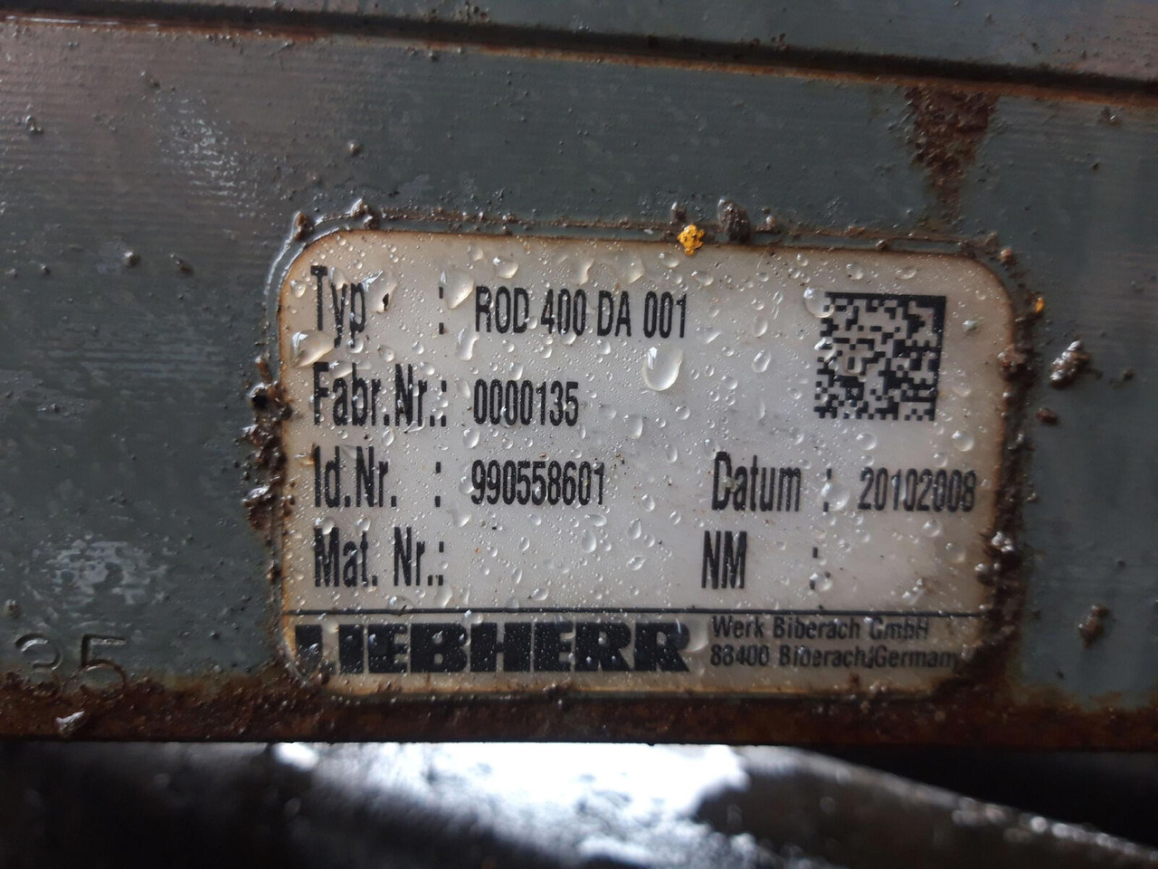 Liebherr LTM 1200 slewing ring - Corona de giro para Autogrúa: foto 3 Liebherr LTM 1200 slewing ring - Corona de giro para Autogrúa: foto 3