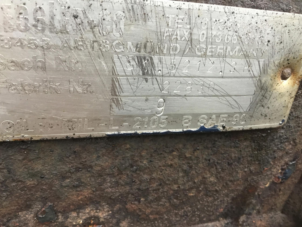 Liebherr LTM 1300 axle 4 - Eje y piezas para Autogrúa: foto 5 Liebherr LTM 1300 axle 4 - Eje y piezas para Autogrúa: foto 5