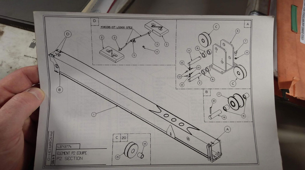 Terex PPM 480 ATT telescopic section 1 - Brazo para Autogrúa: foto 5 Terex PPM 480 ATT telescopic section 1 - Brazo para Autogrúa: foto 5