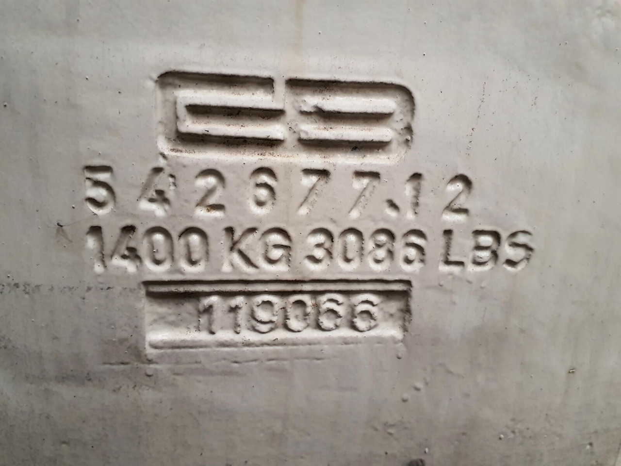 Contrapeso para Autogrúa Terex Terex Challenger 4200 counterweight 1,4 ton: foto 7 Contrapeso para Autogrúa Terex Terex Challenger 4200 counterweight 1,4 ton: foto 7