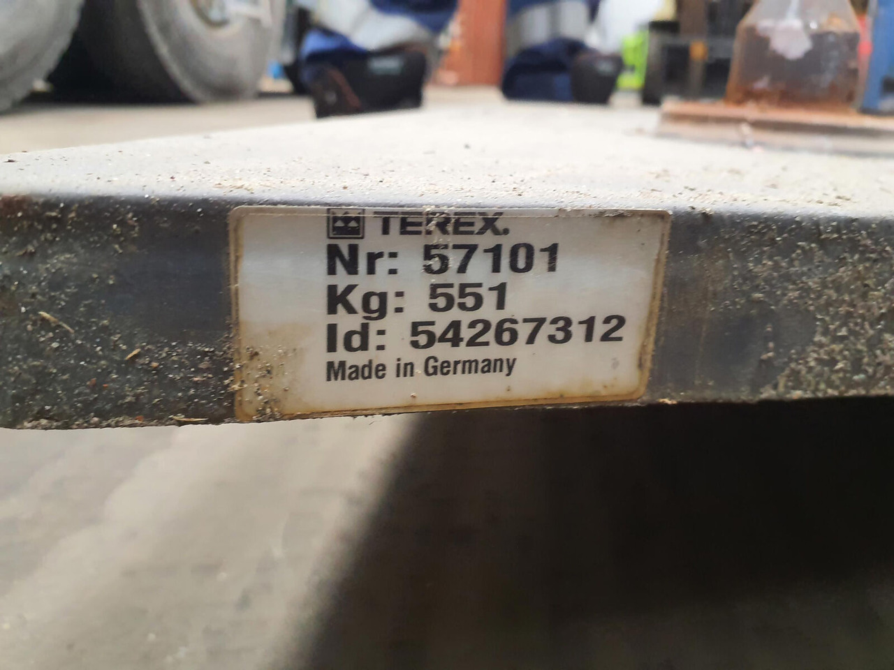 Terex Terex Demag Challenger 4200 counterweight 0.55 Ton - Contrapeso para Autogrúa: foto 5 Terex Terex Demag Challenger 4200 counterweight 0.55 Ton - Contrapeso para Autogrúa: foto 5