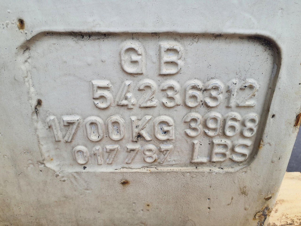 Terex Terex Demag challenger 4200 counterweight 1.7T - Contrapeso para Autogrúa: foto 5 Terex Terex Demag challenger 4200 counterweight 1.7T - Contrapeso para Autogrúa: foto 5