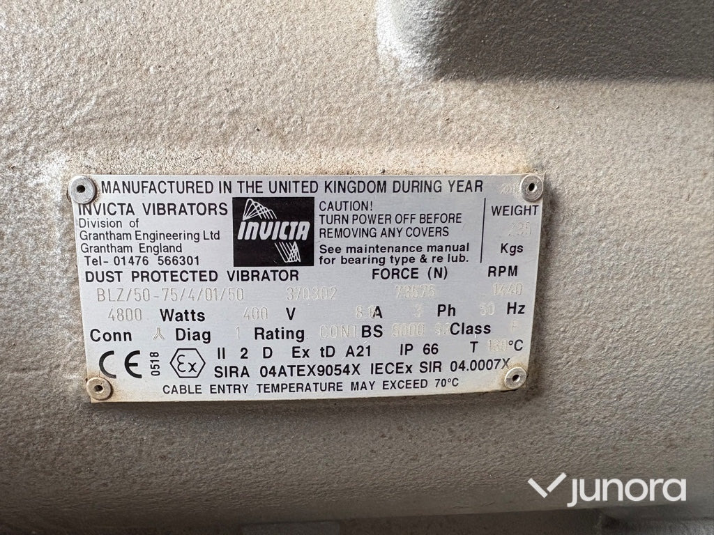 Elmotor - Invicta, BLZ/50-75/4/01/50 - Sistema eléctrico para Maquinaria de construcción: foto 5 Elmotor - Invicta, BLZ/50-75/4/01/50 - Sistema eléctrico para Maquinaria de construcción: foto 5