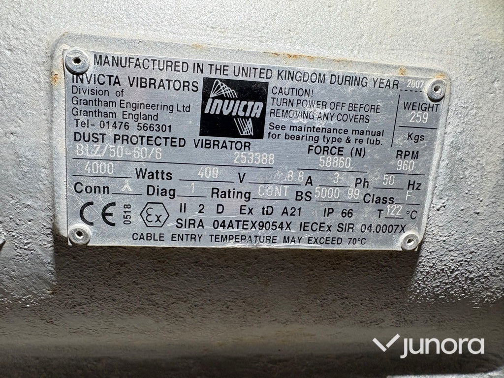 Vibrationsmotor - Invicta, BL/50-60/6 - Sistema eléctrico para Maquinaria de construcción: foto 5 Vibrationsmotor - Invicta, BL/50-60/6 - Sistema eléctrico para Maquinaria de construcción: foto 5