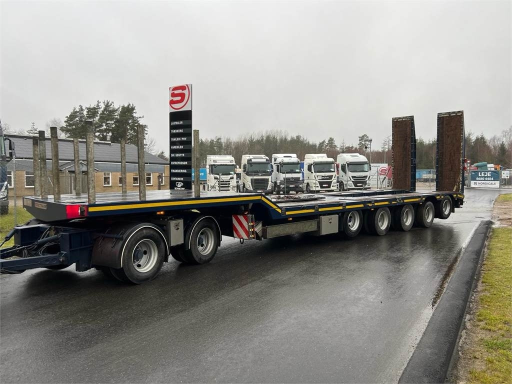 HRD 7 akslet - 84 ton blokvogn med ramper - Góndola rebajadas remolque: foto 1 HRD 7 akslet - 84 ton blokvogn med ramper - Góndola rebajadas remolque: foto 1