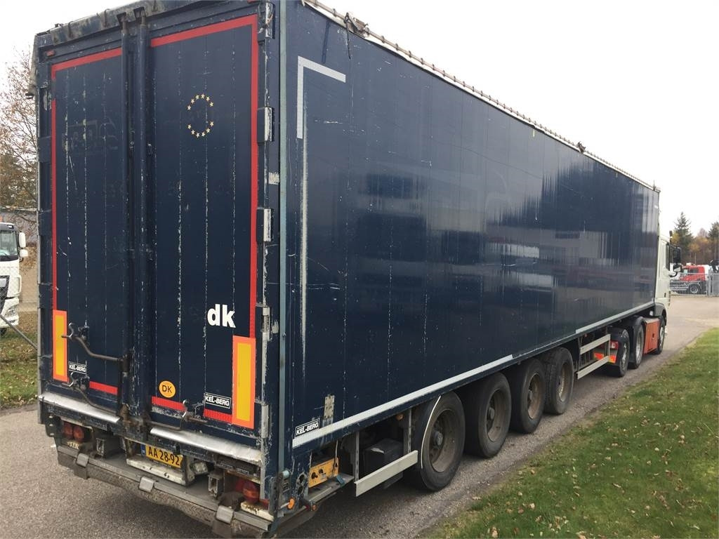 Kel-Berg 92m3 alu kasse + folde-slæde lift - Piso movil semirremolque: foto 1 Kel-Berg 92m3 alu kasse + folde-slæde lift - Piso movil semirremolque: foto 1