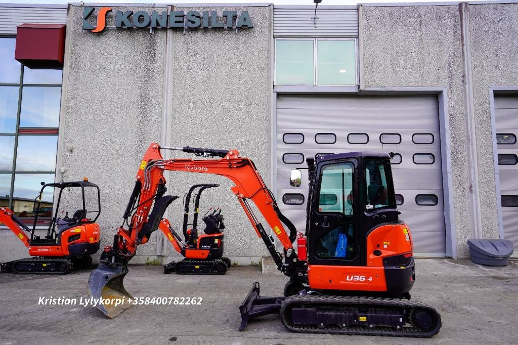 Kubota U36-4 MARGINAALIVEROLLINEN - Miniexcavadora: foto 1 Kubota U36-4 MARGINAALIVEROLLINEN - Miniexcavadora: foto 1