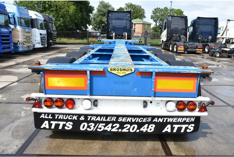 Broshuis MFCC - LIFT AXLE - SAF AXLES - DISC BRAKES - 2 x EXTENDABLE - EXCELLENT CONDITION - - Portacontenedore/ Intercambiable semirremolque: foto 3 Broshuis MFCC - LIFT AXLE - SAF AXLES - DISC BRAKES - 2 x EXTENDABLE - EXCELLENT CONDITION - - Portacontenedore/ Intercambiable semirremolque: foto 3