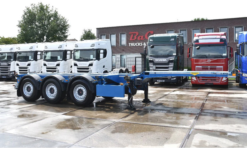 Broshuis MFCC - LIFT AXLE - SAF AXLES - DISC BRAKES - 2 x EXTENDABLE - EXCELLENT CONDITION - - Portacontenedore/ Intercambiable semirremolque: foto 1 Broshuis MFCC - LIFT AXLE - SAF AXLES - DISC BRAKES - 2 x EXTENDABLE - EXCELLENT CONDITION - - Portacontenedore/ Intercambiable semirremolque: foto 1