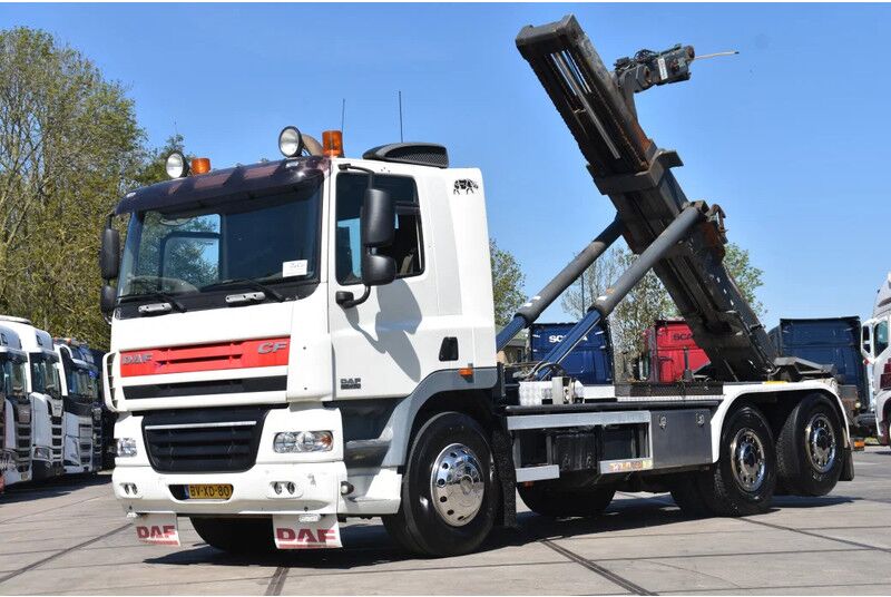 DAF CF 85.410 6x2 + HOOKLIFT - PTO - EEV - 550 TKM - WHEELBASE: 420 CM - GOOD CONDITION - - Multibasculante camión: foto 1 DAF CF 85.410 6x2 + HOOKLIFT - PTO - EEV - 550 TKM - WHEELBASE: 420 CM - GOOD CONDITION - - Multibasculante camión: foto 1