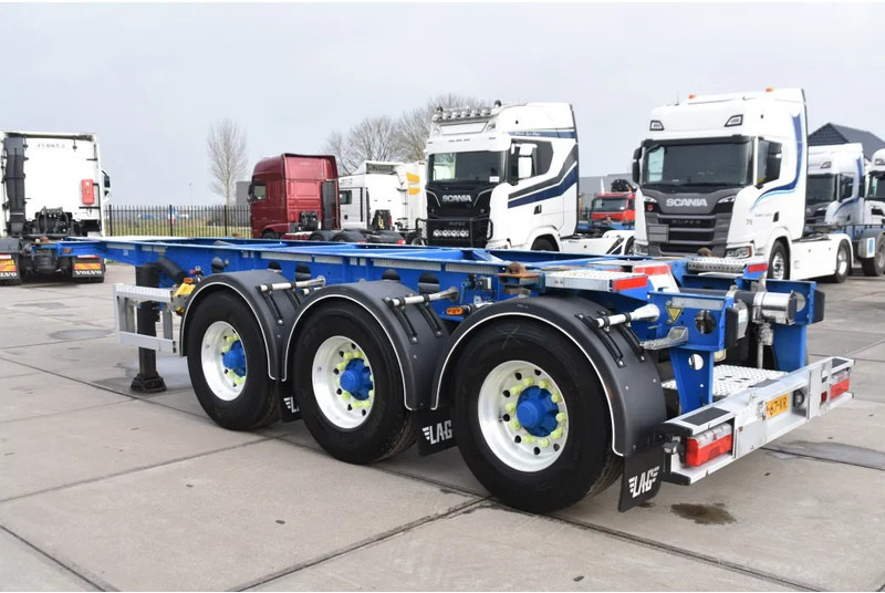 LAG O-3-CC - 20FT SWAP - ADR FL - ALCOA - BPW AXLES - DISC BRAKES - EMPTY WEIGHT 3080 KG!! - Portacontenedore/ Intercambiable semirremolque: foto 4 LAG O-3-CC - 20FT SWAP - ADR FL - ALCOA - BPW AXLES - DISC BRAKES - EMPTY WEIGHT 3080 KG!! - Portacontenedore/ Intercambiable semirremolque: foto 4