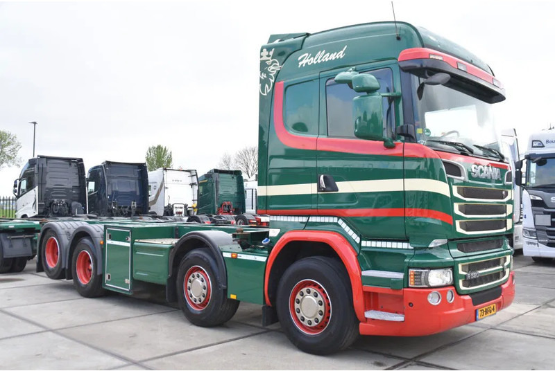 Scania R520 HL V8 8x2 - EURO 6 - MANUAL - RETARDER - WHEELBASE: 510 cm - 10 TONS FRONT AXLE - XENON - - Portacontenedore/ Intercambiable camión: foto 2 Scania R520 HL V8 8x2 - EURO 6 - MANUAL - RETARDER - WHEELBASE: 510 cm - 10 TONS FRONT AXLE - XENON - - Portacontenedore/ Intercambiable camión: foto 2
