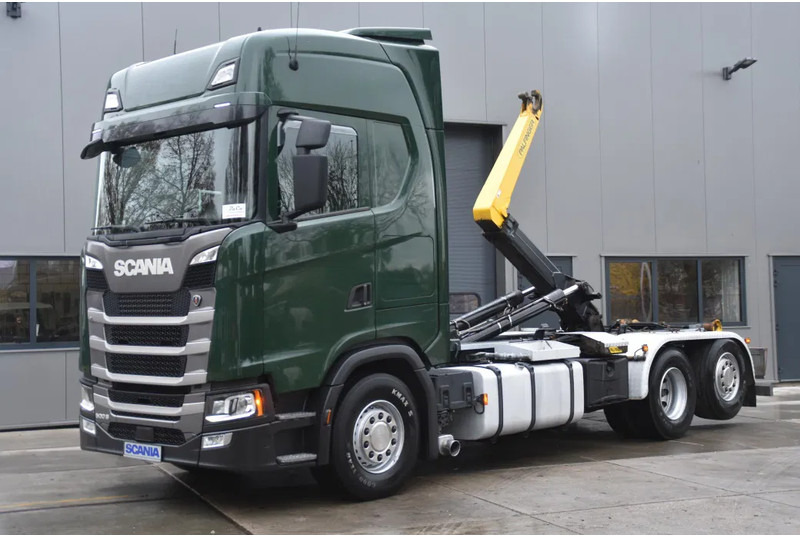 Scania S500 NGS 6x2*4 - HOOKLIFT - RETARDER - 477 TKM - PARK. AIRCO - WHEELBASE: 475 CM - PTO - EXCELLENT CONDITION - - Multibasculante camión: foto 1 Scania S500 NGS 6x2*4 - HOOKLIFT - RETARDER - 477 TKM - PARK. AIRCO - WHEELBASE: 475 CM - PTO - EXCELLENT CONDITION - - Multibasculante camión: foto 1