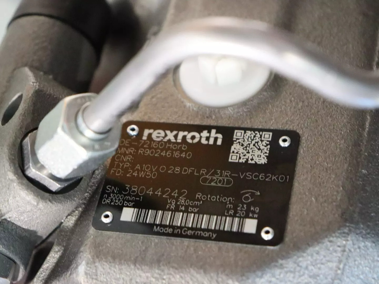 REXROTH A10VO28DFLR/31R-VSC62K01 - Motor hidráulico para Maquinaria de construcción: foto 4 REXROTH A10VO28DFLR/31R-VSC62K01 - Motor hidráulico para Maquinaria de construcción: foto 4