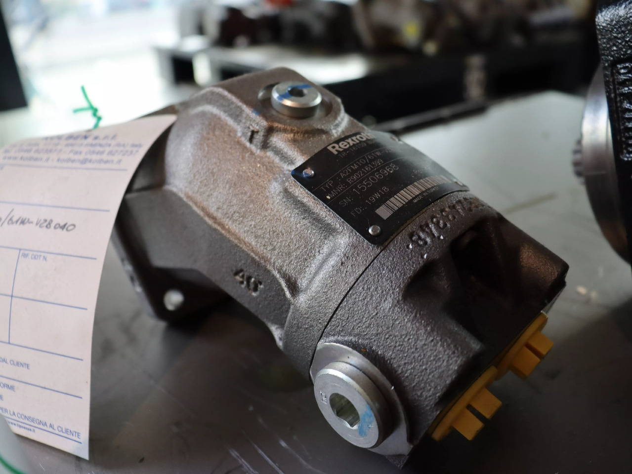 REXROTH A2FM10/61W-VZB040 - Motor hidráulico para Equipo de manutención: foto 1 REXROTH A2FM10/61W-VZB040 - Motor hidráulico para Equipo de manutención: foto 1