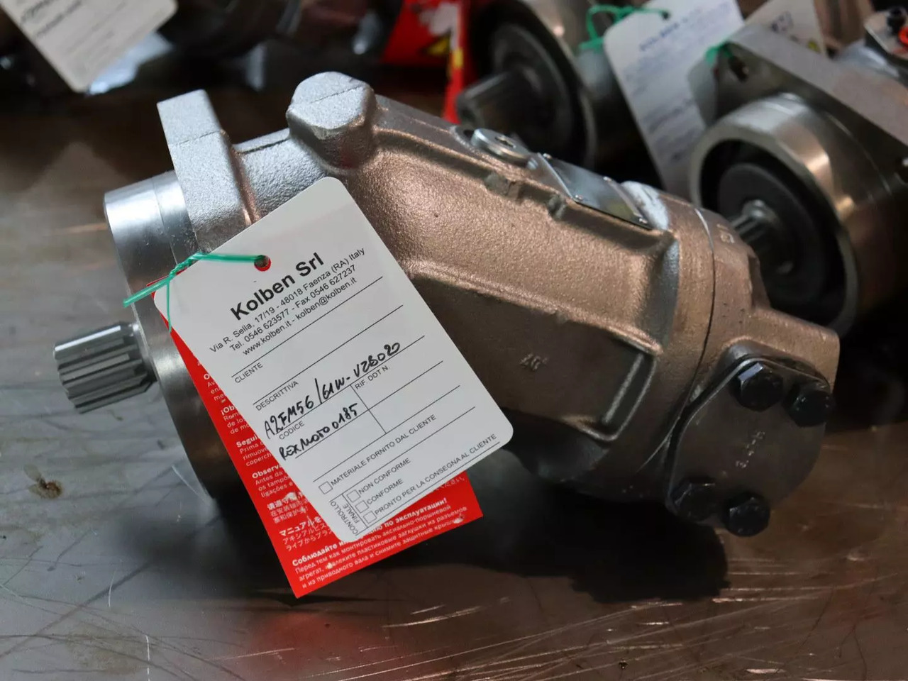 REXROTH A2FM56/61W-VZB020 - Motor hidráulico para Maquinaria de construcción: foto 1 REXROTH A2FM56/61W-VZB020 - Motor hidráulico para Maquinaria de construcción: foto 1