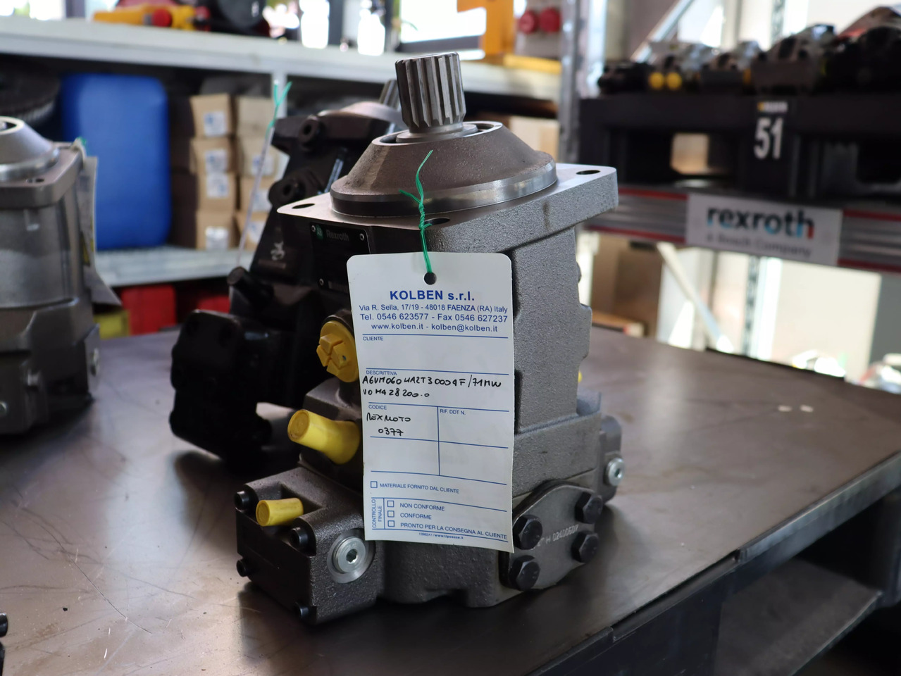 REXROTH A6VM060HA2T30004F/71MWV0M4Z8200-0 - Motor hidráulico para Maquinaria de construcción: foto 2 REXROTH A6VM060HA2T30004F/71MWV0M4Z8200-0 - Motor hidráulico para Maquinaria de construcción: foto 2