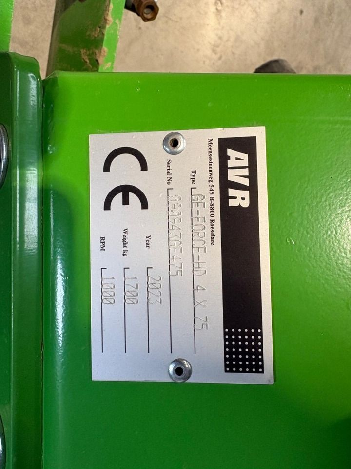 AVR AVR GE-FORCE-HD - Cosechadora: foto 4 AVR AVR GE-FORCE-HD - Cosechadora: foto 4