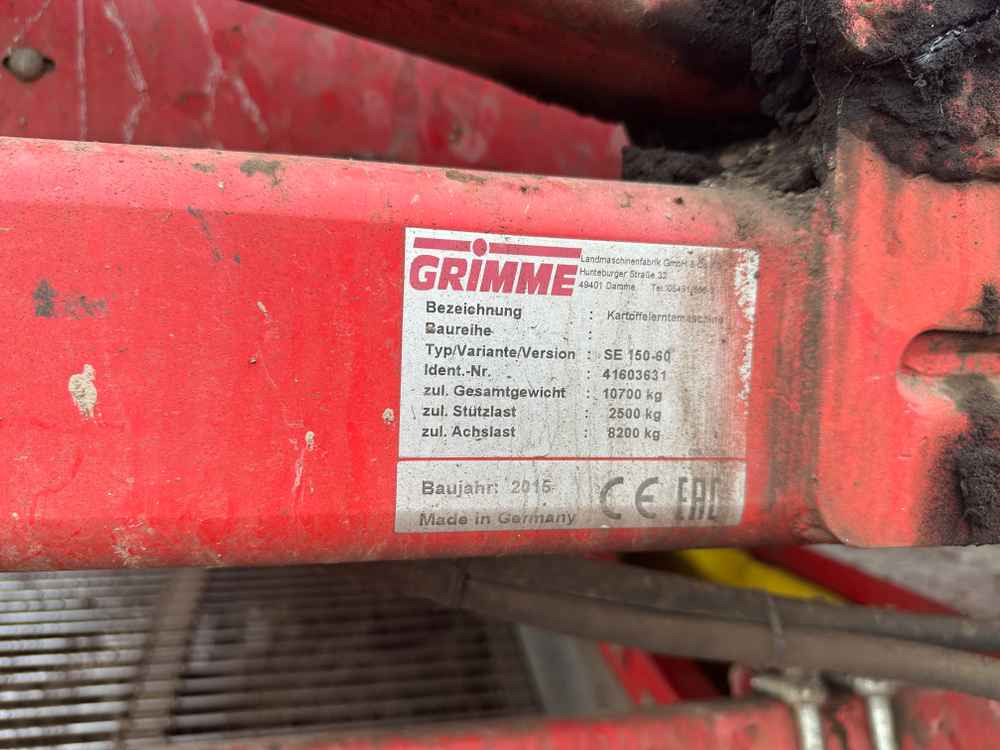 Grimme SE-150-60-NB - Cosechadora: foto 2 Grimme SE-150-60-NB - Cosechadora: foto 2