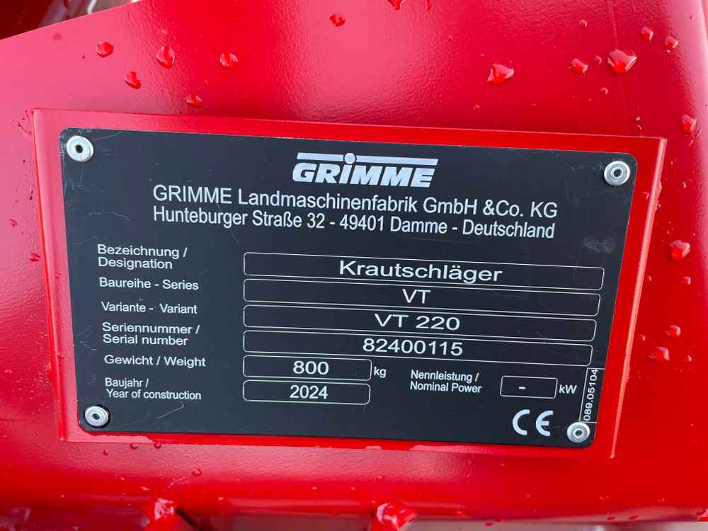Grimme VT 220F - Vendimiadora: foto 2 Grimme VT 220F - Vendimiadora: foto 2