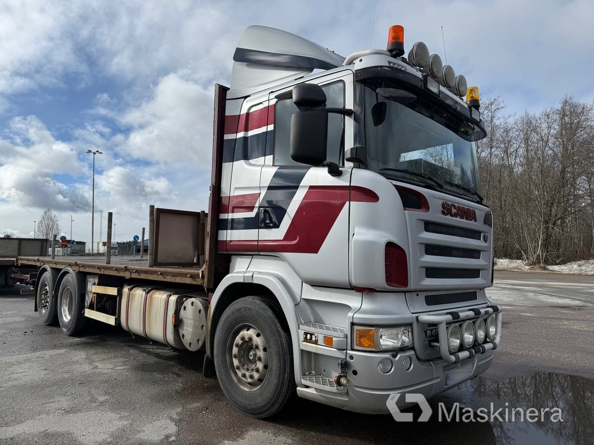 Flaklastbil Scania R480 6X2 - Camión caja abierta: foto 1 Flaklastbil Scania R480 6X2 - Camión caja abierta: foto 1