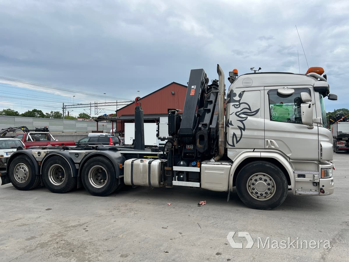 Kranväxlare Scania P410 8x4 - Multibasculante camión, Camión grúa: foto 4 Kranväxlare Scania P410 8x4 - Multibasculante camión, Camión grúa: foto 4