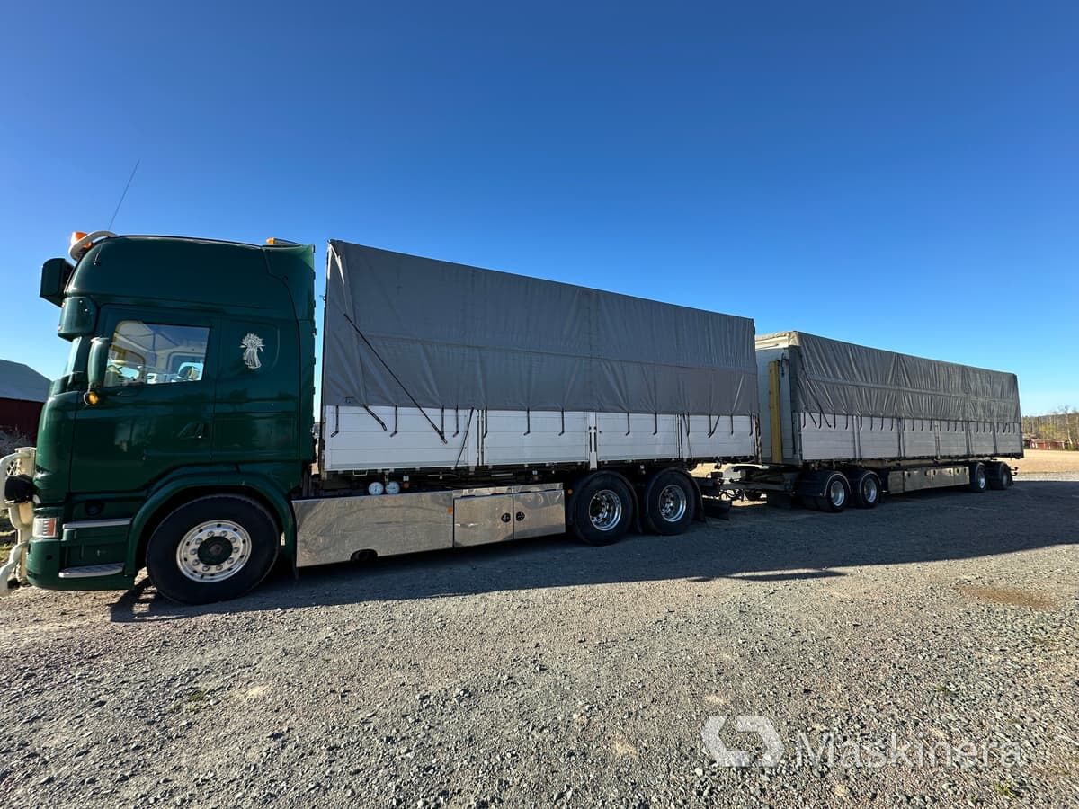 Spanmålsbil Scania R580 med Ory byggnation - Camión caja cerrada: foto 2 Spanmålsbil Scania R580 med Ory byggnation - Camión caja cerrada: foto 2