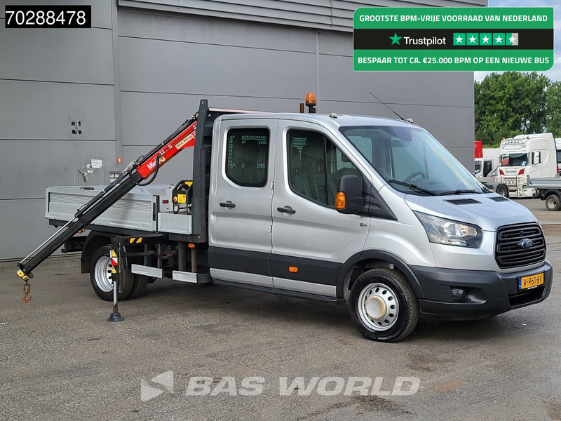Ford Transit 105pk Kraanwagen Fassi M10A.12 Dubbel Cabine Dubbellucht Trekhaak Euro6 Crane Kran Kranwagen Trekhaak - Caja abierta furgoneta: foto 1 Ford Transit 105pk Kraanwagen Fassi M10A.12 Dubbel Cabine Dubbellucht Trekhaak Euro6 Crane Kran Kranwagen Trekhaak - Caja abierta furgoneta: foto 1