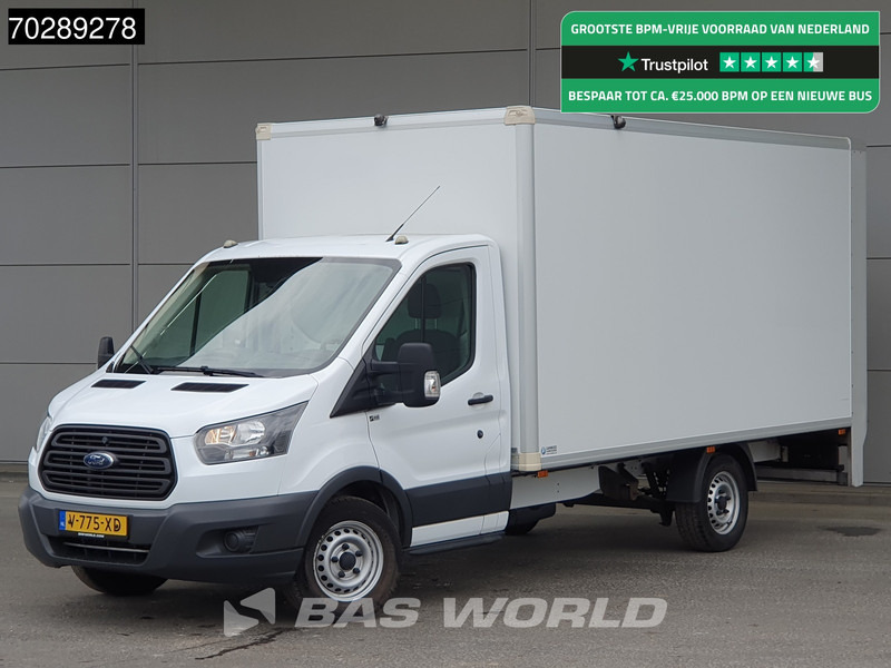 Ford Transit 130pk Laadklep Zijdeur Bakwagen 360camera Airco Euro6 Meubelbak Koffer 19m3 Airco - Furgoneta: foto 1 Ford Transit 130pk Laadklep Zijdeur Bakwagen 360camera Airco Euro6 Meubelbak Koffer 19m3 Airco - Furgoneta: foto 1