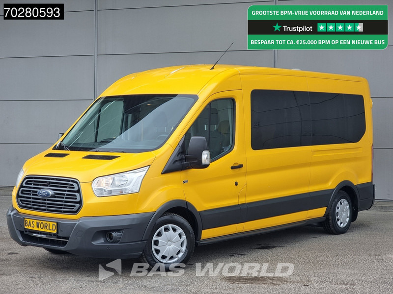 Ford Transit 130pk Personenvervoer Luchtvering Taxi L3H2 Ramp Airco Cruise Parkeersensoren Euro6 Kombi Tourer 9-zitter 9-Sitze 11m3 Airco Cru - Minibús, Furgoneta de pasajeros: foto 1 Ford Transit 130pk Personenvervoer Luchtvering Taxi L3H2 Ramp Airco Cruise Parkeersensoren Euro6 Kombi Tourer 9-zitter 9-Sitze 11m3 Airco Cru - Minibús, Furgoneta de pasajeros: foto 1
